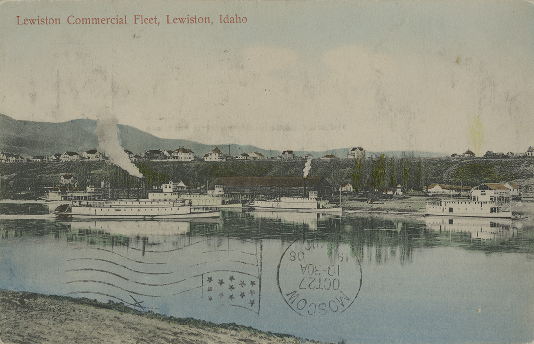 Lewiston Commercial Fleet, Lewiston, Idaho. Steamboats.