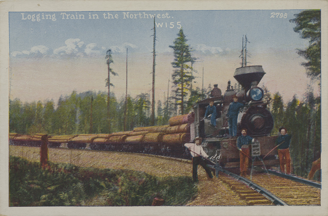 Pacific train in the Northwest